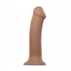 Strap On Me Silicone Dual Density Bendable Dildo Small Caramel