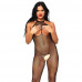 Leg Avenue Open Crotch And Bust Fishnet Bodystocking UK 6 to 12