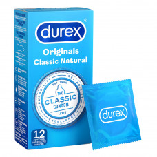 Durex Classic Natural Condoms 12 Pack