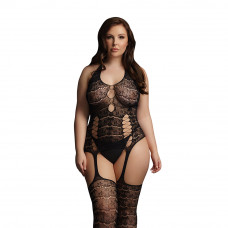 Le Desir Lace Suspender Bodystocking UK 14 to 20