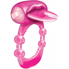 Forked Tongue Vibrating Silicone Cock Ring