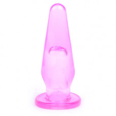 Mini Butt Plug With Finger Hole Pink