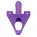 Zoro Silicone Strap on System With Waistbands Purple 5.5 Inch