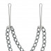 Silver Nipple Clamps With Double Chain